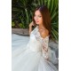 A-Line Lace and Tulle Wedding Dresses Bridal Gowns 903225
