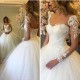 Ball Gown Lace and Tulle Long Sleeves Wedding Dresses Bridal Gowns 903226 Ball Gown Lace and Tulle Long Sleeves Wedding Dresses Bridal Gowns 903226