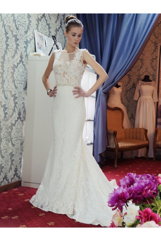 Elegant Mermaid Beaded Lace Wedding Dresses Bridal Gowns 903227 Elegant Mermaid Beaded Lace Wedding Dresses Bridal Gowns 903227