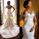 Mermaid Lace Wedding Dresses Bridal Gowns with Long Sleeves 903255 Mermaid Lace Wedding Dresses Bridal Gowns with Long Sleeves 903255