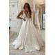 A-Line Satin and Lace Long Wedding Dresses Bridal Gowns 903262 A-Line Satin and Lace Long Wedding Dresses Bridal Gowns 903262