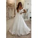 A-Line Long Satin Off the Shoulder Wedding Dresses Bridal Gowns 903265 A-Line Long Satin Off the Shoulder Wedding Dresses Bridal Gowns 903265