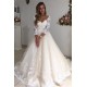 A-Line Lace Wedding Dresses Bridal Gowns with Sleeves 903281 A-Line Lace Wedding Dresses Bridal Gowns with Sleeves 903281