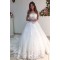 A-Line Lace Off the Shoulder Wedding Dresses Bridal Gowns 903282
