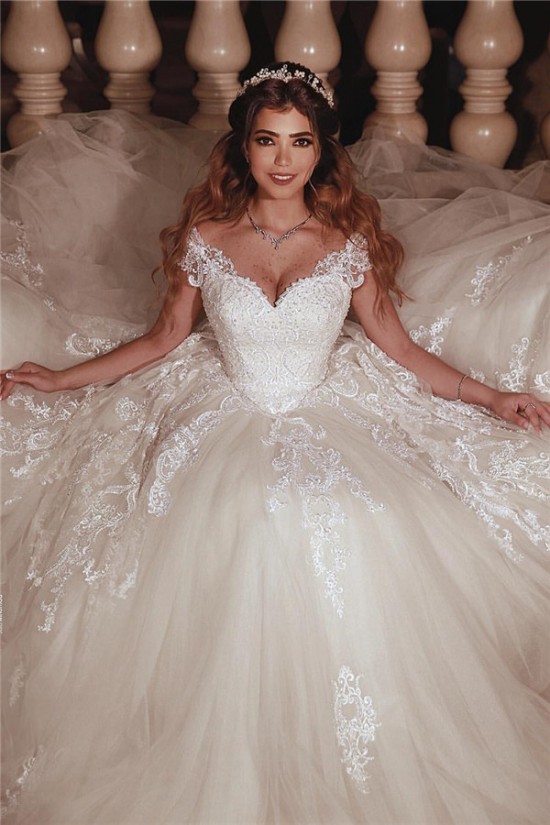 A-Line Lace Off the Shoulder Wedding Dresses Bridal Gowns 903295 A-Line Lace Off the Shoulder Wedding Dresses Bridal Gowns 903295
