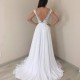 A-Line Lace and Chiffon Wedding Dresses Bridal Gowns 903299