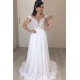 A-Line Lace and Chiffon Wedding Dresses Bridal Gowns 903299