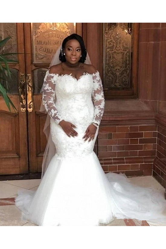 Mermaid Lace Off the Shoulder Long Wedding Dresses Bridal Gowns 903322 Mermaid Lace Off the Shoulder Long Wedding Dresses Bridal Gowns 903322
