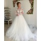 Lace and Tulle Long Sleeves Wedding Dresses Bridal Gowns 903330 Lace and Tulle Long Sleeves Wedding Dresses Bridal Gowns 903330
