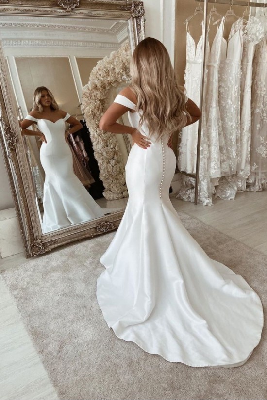 Mermaid Off the Shoulder Long Wedding Dresses Bridal Gowns 903333 Mermaid Off the Shoulder Long Wedding Dresses Bridal Gowns 903333