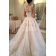 A-Line Lace Wedding Dresses Bridal Gowns 903356
