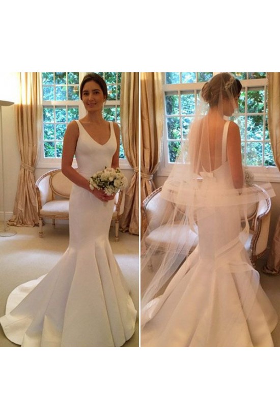 Mermaid V Neck Long Wedding Dresses Bridal Gowns 903364 Mermaid V Neck Long Wedding Dresses Bridal Gowns 903364