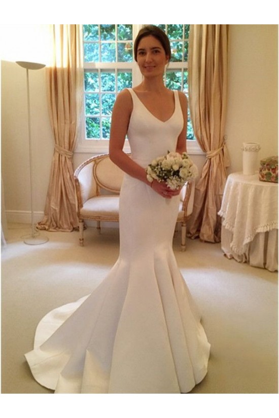 Mermaid V Neck Long Wedding Dresses Bridal Gowns 903364 Mermaid V Neck Long Wedding Dresses Bridal Gowns 903364