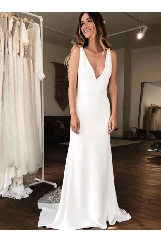 A-Line Lace V Neck Wedding Dresses Bridal Gowns 903394 A-Line Lace V Neck Wedding Dresses Bridal Gowns 903394
