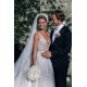 A-Line Sparkle V Neck Long Wedding Dresses Bridal Gowns 903395 A-Line Sparkle V Neck Long Wedding Dresses Bridal Gowns 903395