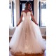 A-Line Lace Off the Shoulder Wedding Dresses Bridal Gowns 903400