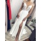 A-Line Lace Long Wedding Dresses Bridal Gowns 903420