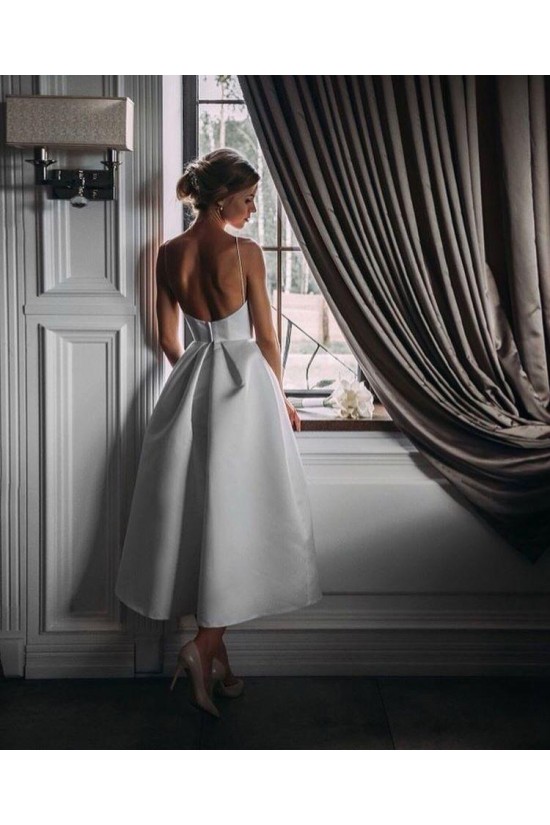 Simple Spaghetti Straps Wedding Dresses Bridal Gowns with Pockets 903447 Simple Spaghetti Straps Wedding Dresses Bridal Gowns with Pockets 903447