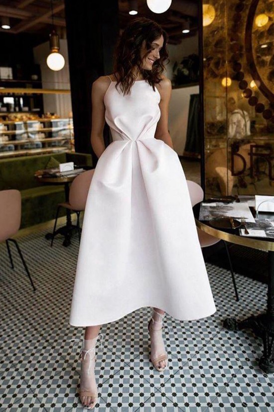 Simple Spaghetti Straps Wedding Dresses Bridal Gowns with Pockets 903447 Simple Spaghetti Straps Wedding Dresses Bridal Gowns with Pockets 903447