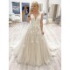 A-Line Lace and Tulle V Neck Wedding Dresses Bridal Gowns 903466 A-Line Lace and Tulle V Neck Wedding Dresses Bridal Gowns 903466