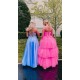 Short High Low Strapless Tulle Prom Dress Homecoming Graduation Dresses 904008
