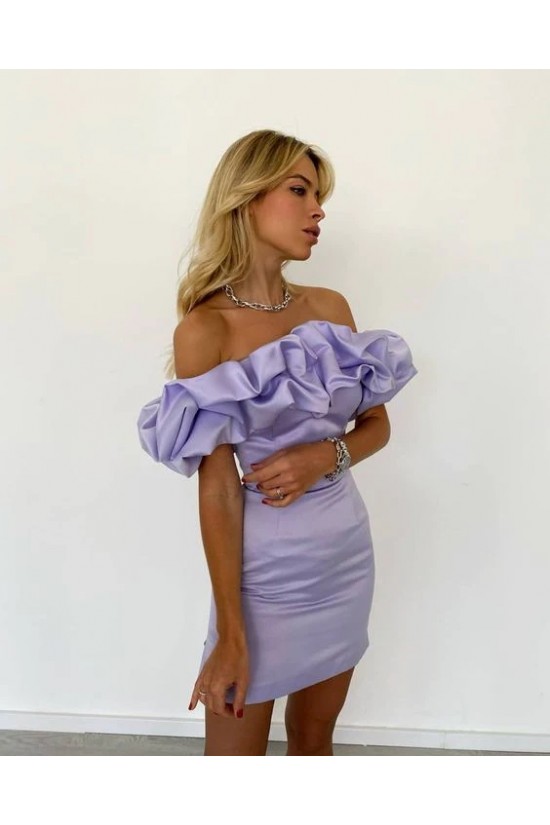 Short Purple Prom Dress Homecoming Graduation Cocktail Dresses 904030