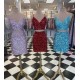 Short/Mini Blue Two Pieces Sequins Tight Prom Dresses Homecoming Dresses 904049