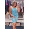 Short/Mini Blue Sequins Tight Prom Dresses Homecoming Dresses 904056