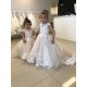 A-Line Lace and Tulle Floor-Length Flower Girl Dresses 905010 A-Line Lace and Tulle Floor-Length Flower Girl Dresses 905010