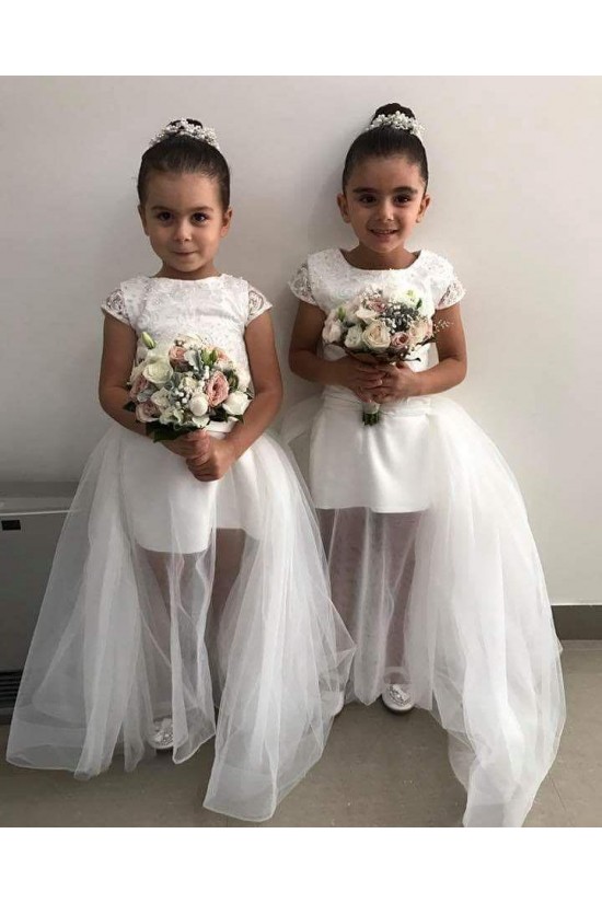 Lace and Tulle Flower Girl Dresses 905012 Lace and Tulle Flower Girl Dresses 905012