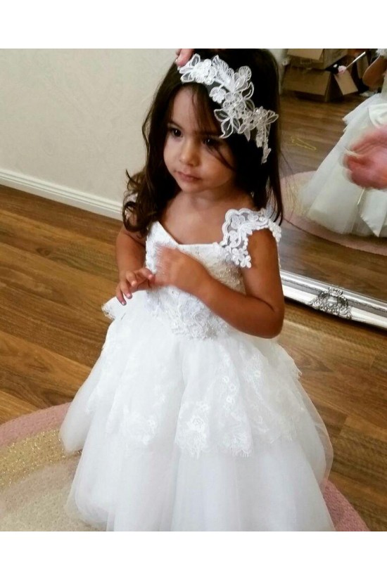 Cute Lace and Tulle Flower Girl Dresses 905013 Cute Lace and Tulle Flower Girl Dresses 905013