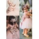 Cute Knee Length Lace and Tulle Flower Girl Dresses 905025