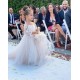 Cute Lace and Tulle Flower Girl Dresses with Sleeves 905027