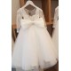 Lace and Tulle Long Sleeves Flower Girl Dresses 905034 Lace and Tulle Long Sleeves Flower Girl Dresses 905034