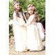Lace and Tulle Long Sleeves Flower Girl Dresses 905041