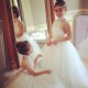 Halter Tulle Floor Length Flower Girl Dresses 905050 Halter Tulle Floor Length Flower Girl Dresses 905050