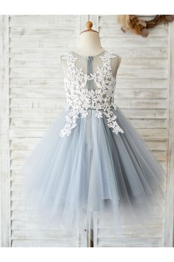 Lace and Tulle Flower Girl Dresses 905085