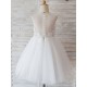Lace and Tulle Flower Girl Dresses 905086