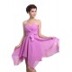 A-Line Sweetheart Short Purple Bridesmaid Dresses/Wedding Party Dresses BD010003