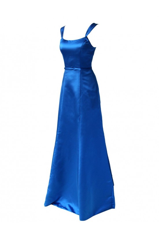 A-Line Straps Sleeveless Royal Blue Long Satin Bridesmaid Dresses/Wedding Party Dresses BD010008 A-Line Straps Sleeveless Royal Blue Long Satin Bridesmaid Dresses/Wedding Party Dresses BD010008