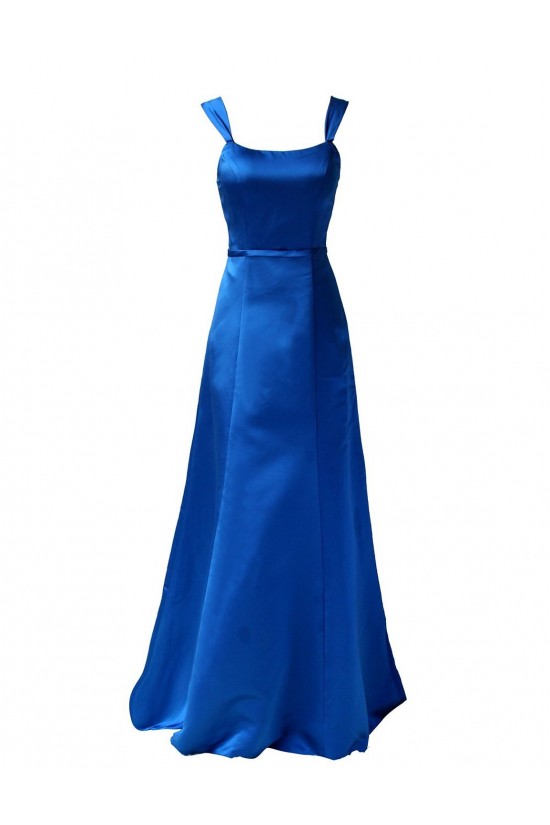 A-Line Straps Sleeveless Royal Blue Long Satin Bridesmaid Dresses/Wedding Party Dresses BD010008 A-Line Straps Sleeveless Royal Blue Long Satin Bridesmaid Dresses/Wedding Party Dresses BD010008
