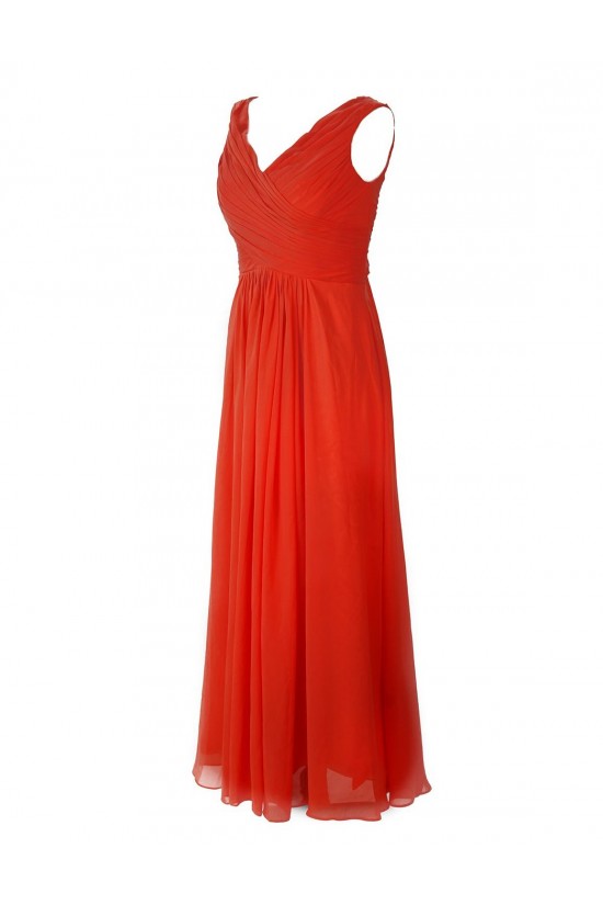 A-Line V-Neck Long Chiffon Bridesmaid Dresses/Wedding Party Dresses BD010009 A-Line V-Neck Long Chiffon Bridesmaid Dresses/Wedding Party Dresses BD010009