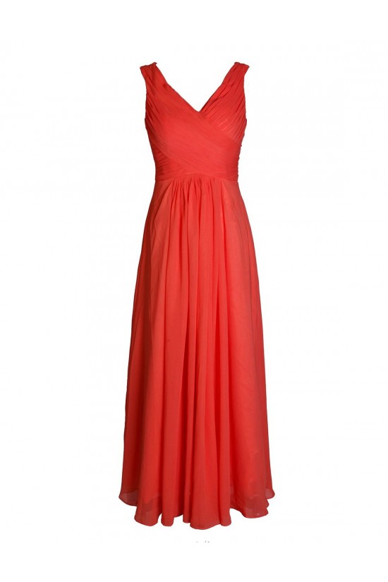 A-Line V-Neck Long Chiffon Bridesmaid Dresses/Wedding Party Dresses BD010009 A-Line V-Neck Long Chiffon Bridesmaid Dresses/Wedding Party Dresses BD010009