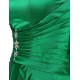 A-Line Short Sleeve Short Green Bridesmaid Dresses/Wedding Party Dresses BD010014