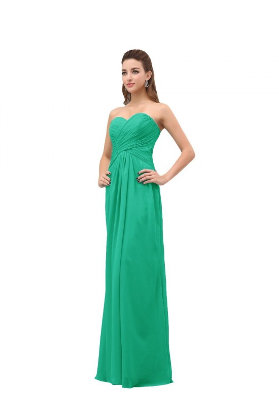 Sweetheart Long Chiffon Bridesmaid Dresses/Wedding Party Dresses BD010015 Sweetheart Long Chiffon Bridesmaid Dresses/Wedding Party Dresses BD010015