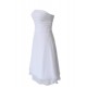 A-Line Strapless Short White Bridesmaid Dresses/Wedding Party Dresses BD010025 A-Line Strapless Short White Bridesmaid Dresses/Wedding Party Dresses BD010025