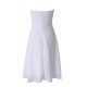 A-Line Strapless Short White Bridesmaid Dresses/Wedding Party Dresses BD010025 A-Line Strapless Short White Bridesmaid Dresses/Wedding Party Dresses BD010025