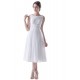 A-Line Short White Chiffon Bridesmaid Dresses/Wedding Party Dresses BD010026 A-Line Short White Chiffon Bridesmaid Dresses/Wedding Party Dresses BD010026