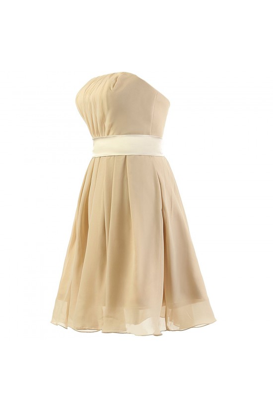 A-Line Strapless Short Chiffon Bridesmaid Dresses/Wedding Party Dresses BD010040 A-Line Strapless Short Chiffon Bridesmaid Dresses/Wedding Party Dresses BD010040
