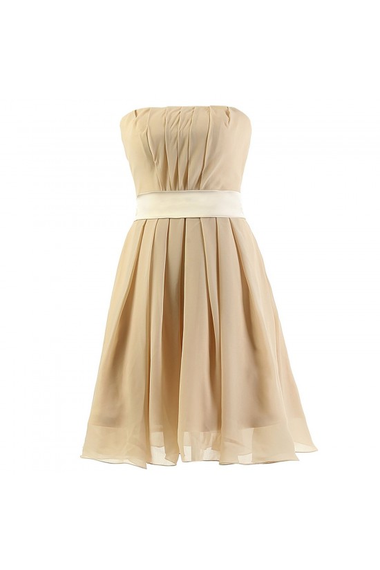 A-Line Strapless Short Chiffon Bridesmaid Dresses/Wedding Party Dresses BD010040 A-Line Strapless Short Chiffon Bridesmaid Dresses/Wedding Party Dresses BD010040